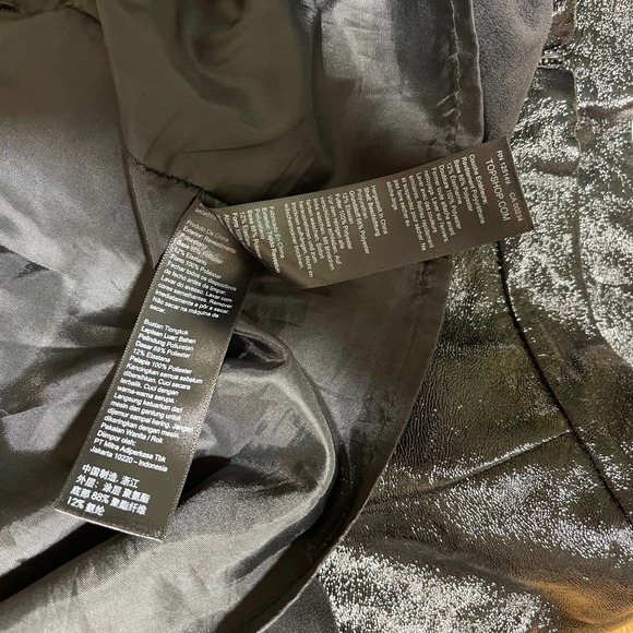 Topshop SZ 6 black faux leather skirt - Picture 4 of 7